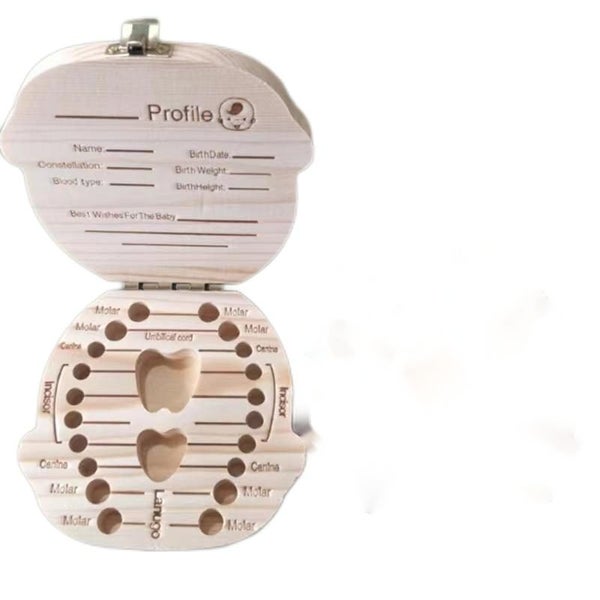 Wooden Tooth Keepsake Box for Baby Carousel 2