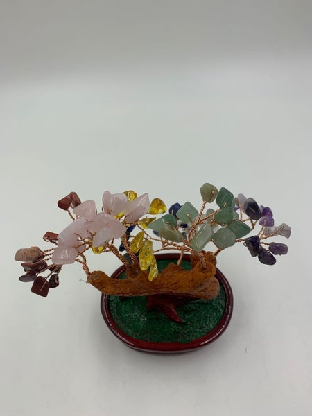 7 Chakra gemstone Bonsai Tree Carousel 3