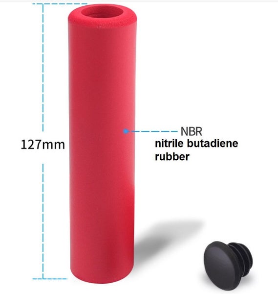 LeBycle Bike Handlebar Grips - NBR Material, Soft, Anti-slip, Green Carousel 3