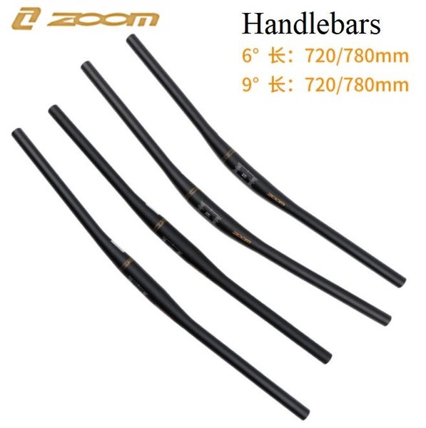 Bike Handlebar Bicycle Riser Bar - ZOOM, 31.8*780mm, 9 degree, Aluminum, Black Carousel 1