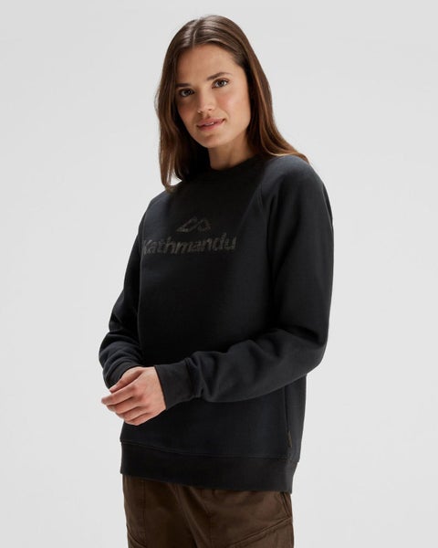 Women's Kathmandu Logo Crew Sweater Carousel 2