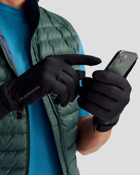 Kathmandu Vectron Fleece Gloves Carousel 4