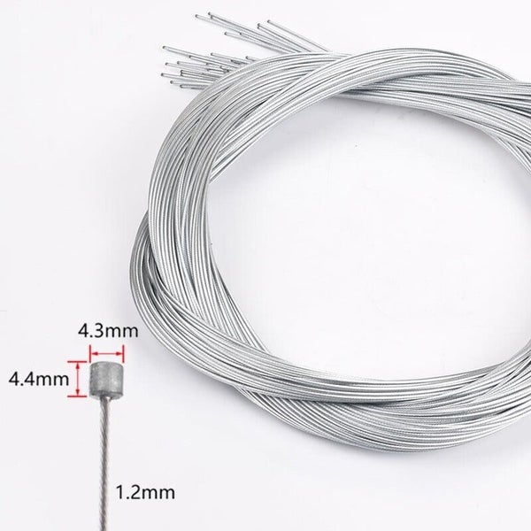 LeBycle Bike Derailleur / shifter steel cable - 2.1m Long, high-carbon steel Carousel 1