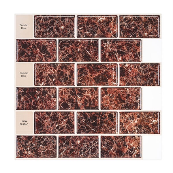 Self Adhesive 3D Wall Tiles Brick Wallpaper Clearance Carousel 1