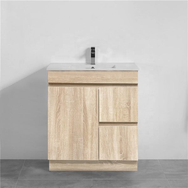 750 White Oak Floor Standing Plywood Vanity Carousel 1