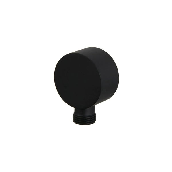 Shower Elbow - Round - Matt Black Carousel 1