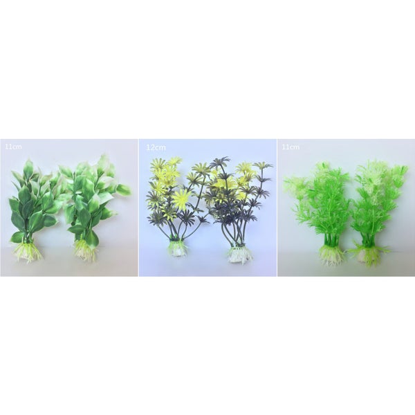 Artificial Aquarium Plants E, 10-14cm, 6pcs Carousel 10