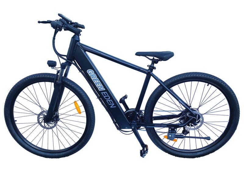 Electric Mountain Bike - 29", 27 Speeds, Aluminum, 48V Motor, 10Ah, Matt Black Carousel 1