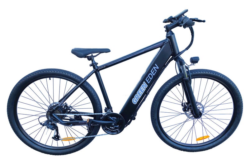 Electric Mountain Bike - 29", 27 Speeds, Aluminum, 48V Motor, 10Ah, Matt Black Carousel 2