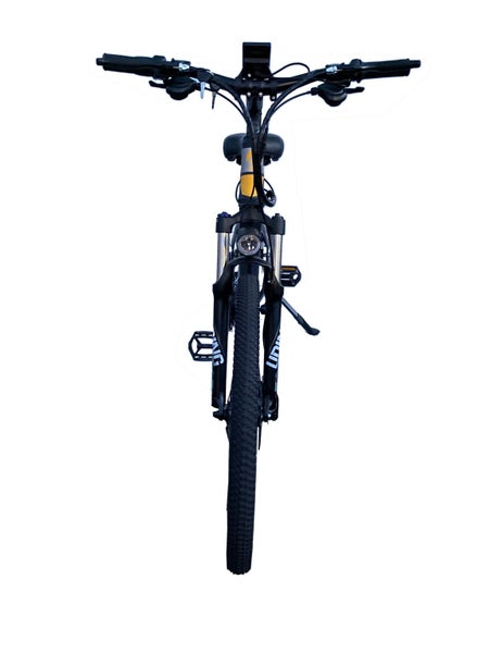 Electric Mountain Bike - 27.5", 27 Spds, Aluminum, 48V Motor, 9.6Ah, Matt Black Carousel 2