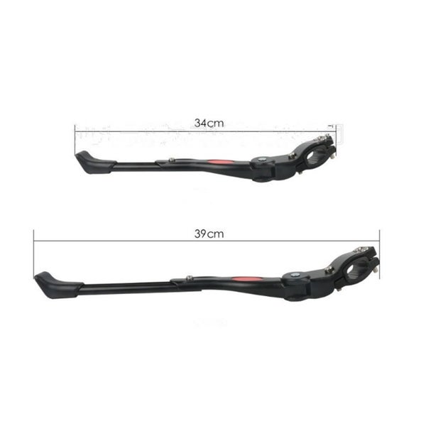 Bike Kickstand Bicycle Kickstand - Alloy, adjustable length, Black Carousel 10