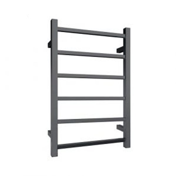 W600xH750 - Gunmetal Grey-Heated Towel Rail - Square Carousel 1