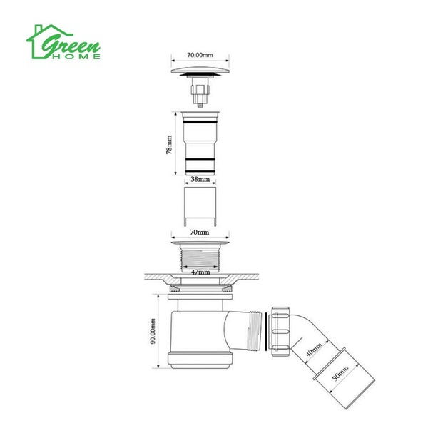 Bath Tub Pop Up Easy Clean Waste Carousel 2