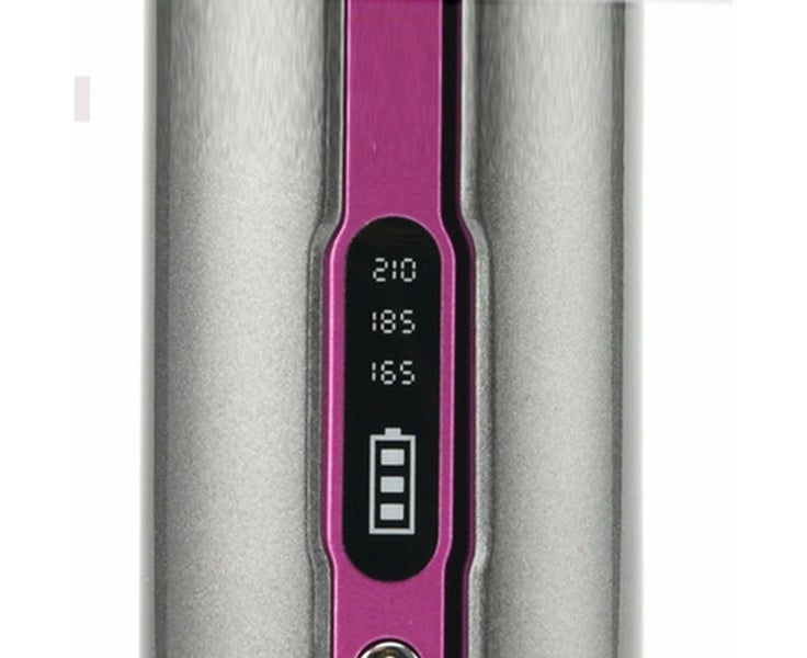 2-in-1 Cordless Flat Iron Curling Iron Rechargeable Hair Straightener Travel Carousel 2