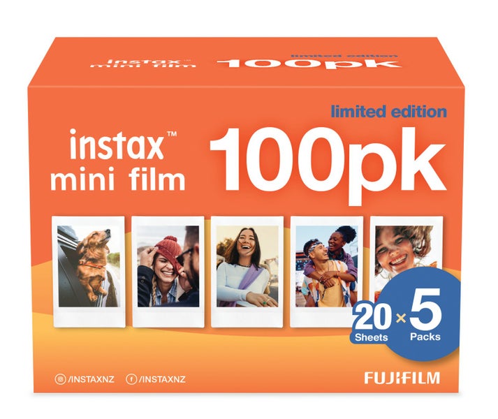 Fujifilm Instax Mini Film White - 100 Pack Limited Edition Carousel 1