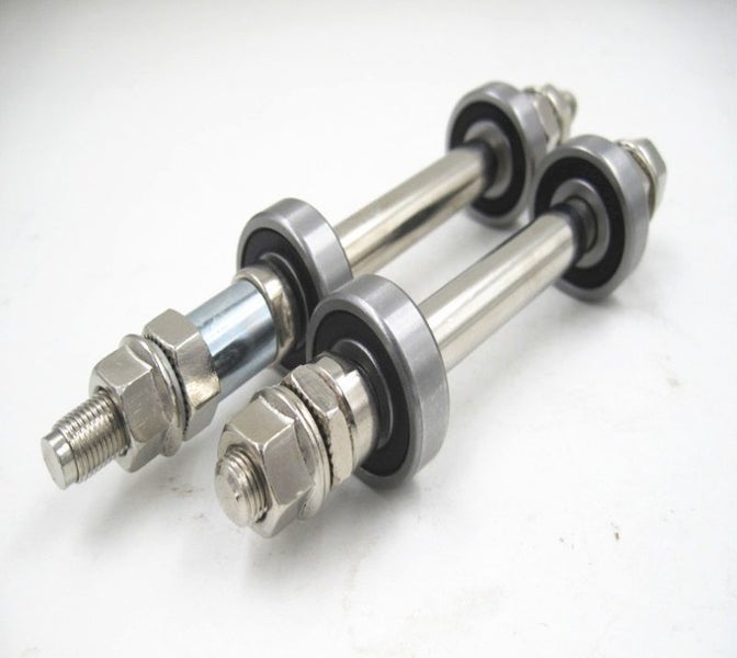 Bike Wheel Hub Axle Rear Solid Shaft - 180mm Carousel 1