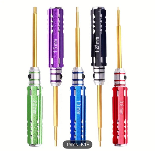 RC mini hex screw driver set titanium Carousel 3