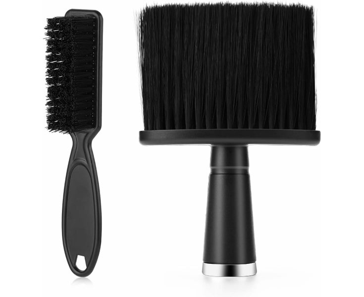 2pcs Hair Clipper Brush Hair Clipper Cleaning Brush Soft Neck Duster Hair Cle Carousel 1