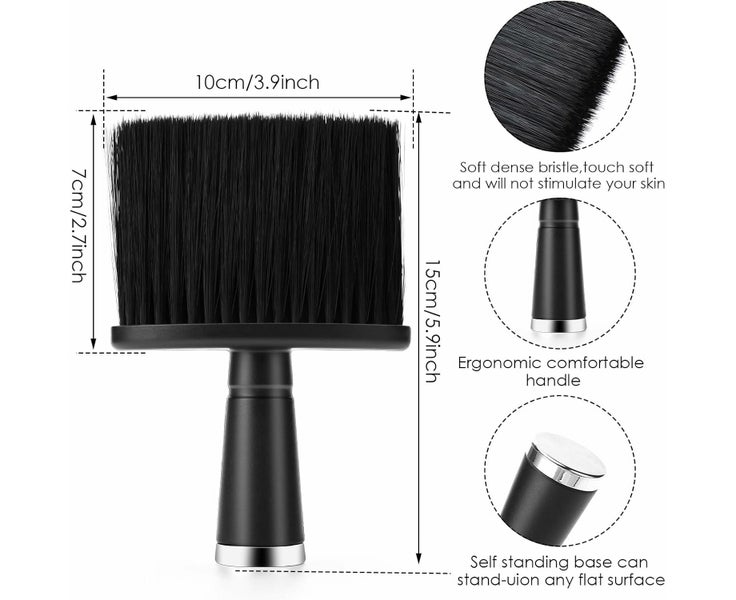 2pcs Hair Clipper Brush Hair Clipper Cleaning Brush Soft Neck Duster Hair Cle Carousel 2