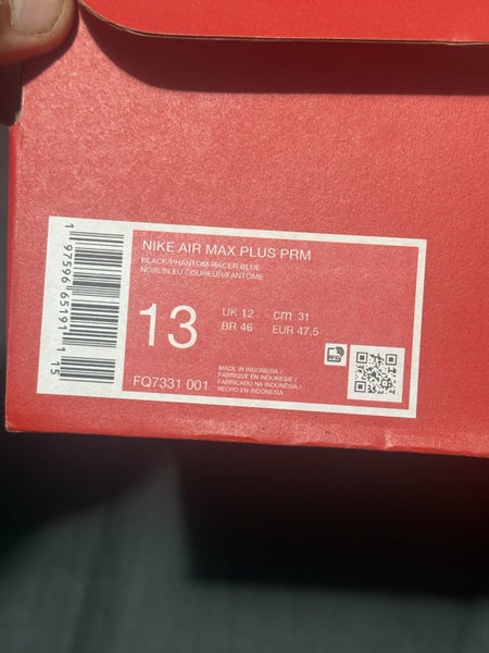 NIKE TNS BRAND NEW SIZE 13 AFTERPAY AVL62967361997314114