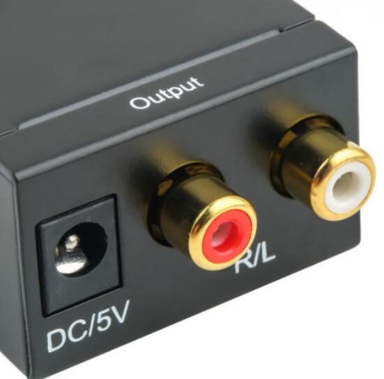 Digital to Analog Audio Converter, Optical Coaxial to RCA with USB Power Carousel 3
