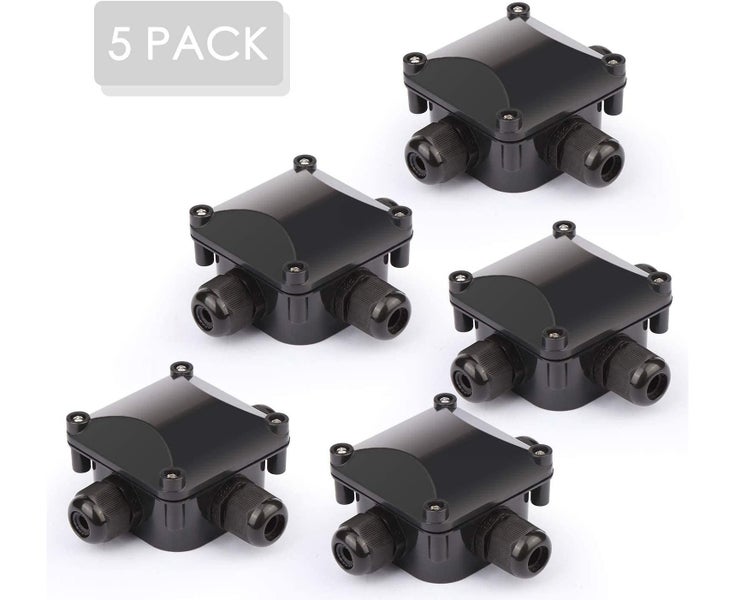 5 x IP68 Waterproof Junction Box - Waterproof Outdoor Distribution Box, Cable Carousel 1