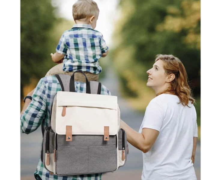 Multifunctional Baby Diaper Backpack Changing Bag Nappy Mummy Bag Carousel 4