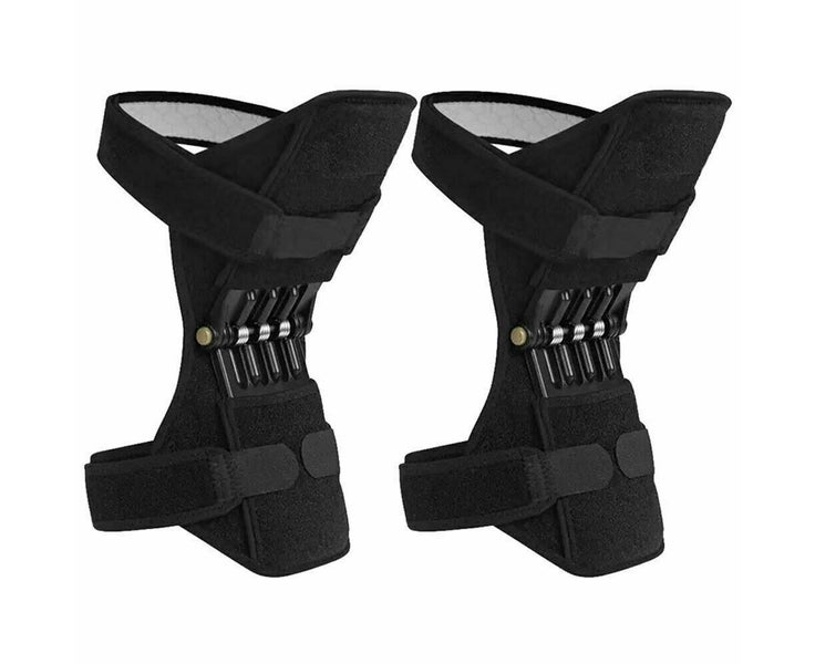 2PCS Power Spring Knee Pads brace Leg Support Rebound Lift Stabilizer Joint Carousel 1