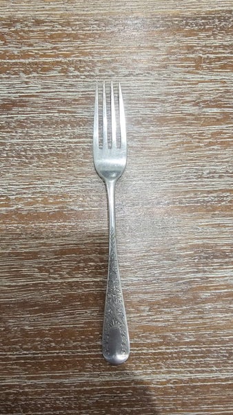 20g Stirling silver fork. floral design Carousel 1