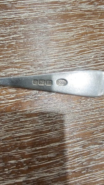 20g Stirling silver fork. floral design Carousel 4