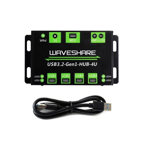 4-Port Usb 3.2 Hub With Metal Case Carousel 1