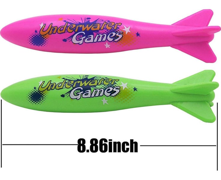 Large Pool Toy Diving Torpedo Toy Underwater Game Swimming Pool Toy For Kid Carousel 2