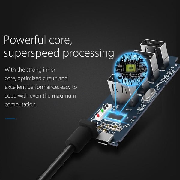 Usb 2.0 Desktop Hub With Micro Usb Cable And Power Supply Carousel 15