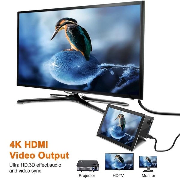Type-C To Usb3.0 / Hdmi / Rj45 Hub For Surface Pro Go Carousel 6