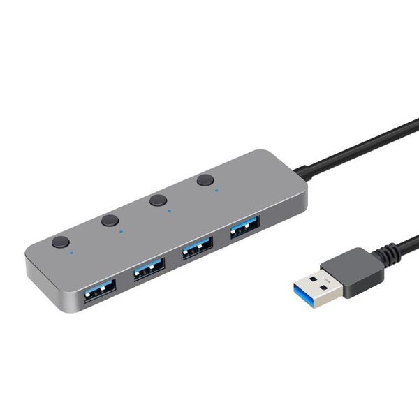 Usb 3.0 4-Port Type-C Aluminum Alloy Hub 120Cm Cable Carousel 2