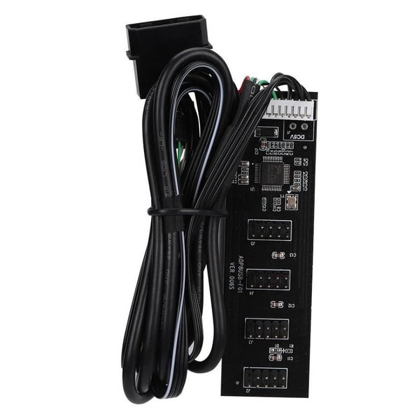 9Pin To 4 9Pin Usb 2.0 Hub For Internal Motherboard 4Pin Powered Carousel 2