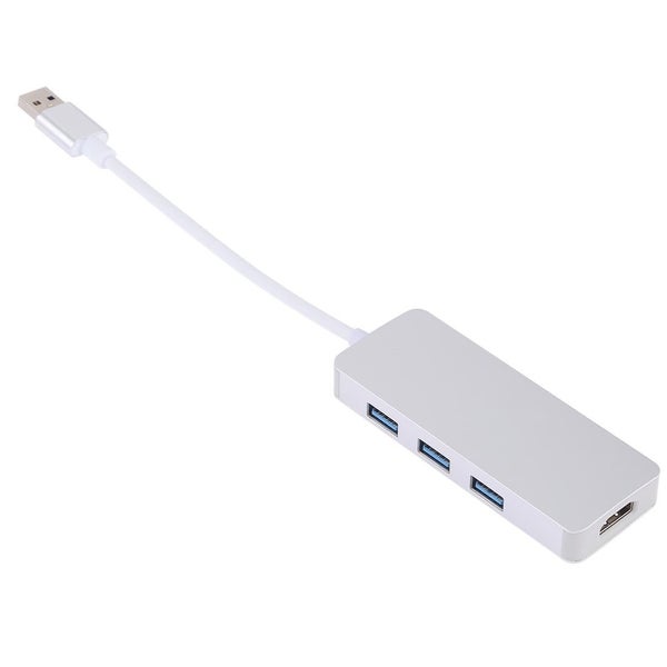 3-In-1 Usb 3.0 To Hdmi Adapter Silver Carousel 2
