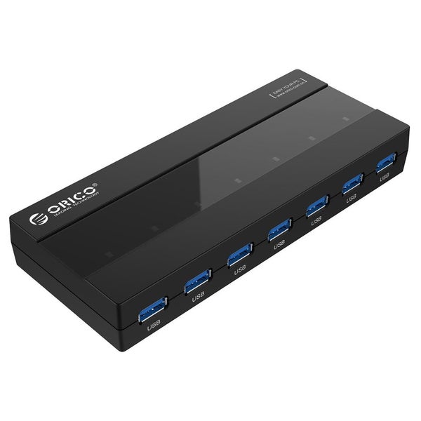 High Speed 7-Port Usb 3.0 Hub With Power Adapter Carousel 1