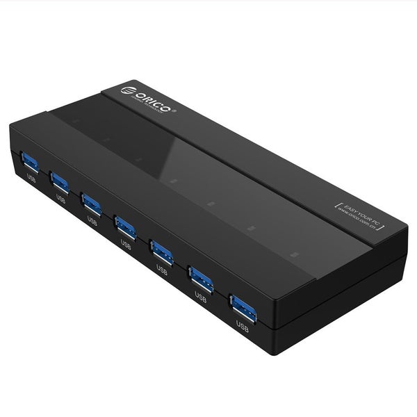 High Speed 7-Port Usb 3.0 Hub With Power Adapter Carousel 2