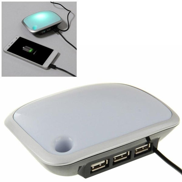3-Port Usb Hub With Led Light 1M Cable Carousel 1