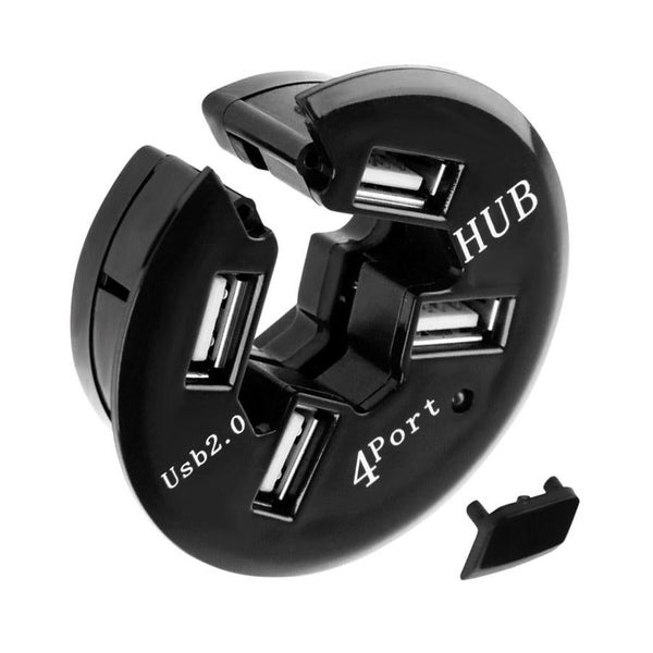 4-Port Usb 2.0 Hub With Anti-Dust Cup Carousel 1