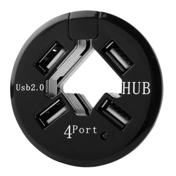 4-Port Usb 2.0 Hub With Anti-Dust Cup Carousel 2