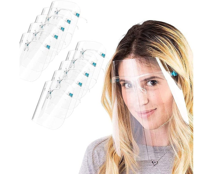 10 Pack Clear Face Masks Suitable for Cycling, Camping, Traveling, for Kids, Carousel 1