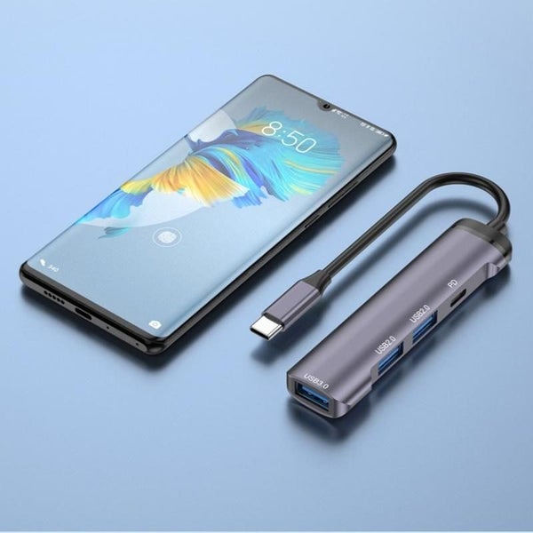 Aluminum Multi-Port Usb-C Adapter Hub Carousel 8