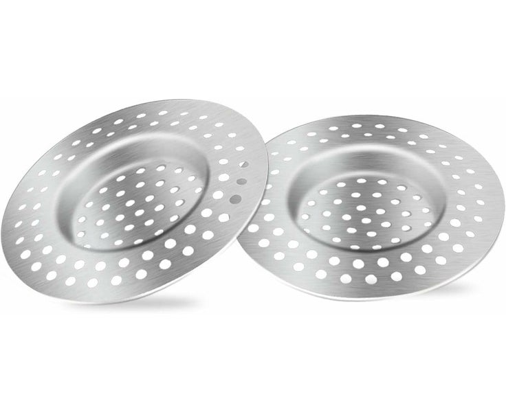 Strainer for kitchen bathroom sink, outer diameter 2.95 inches/7.5 cm (silver Carousel 1