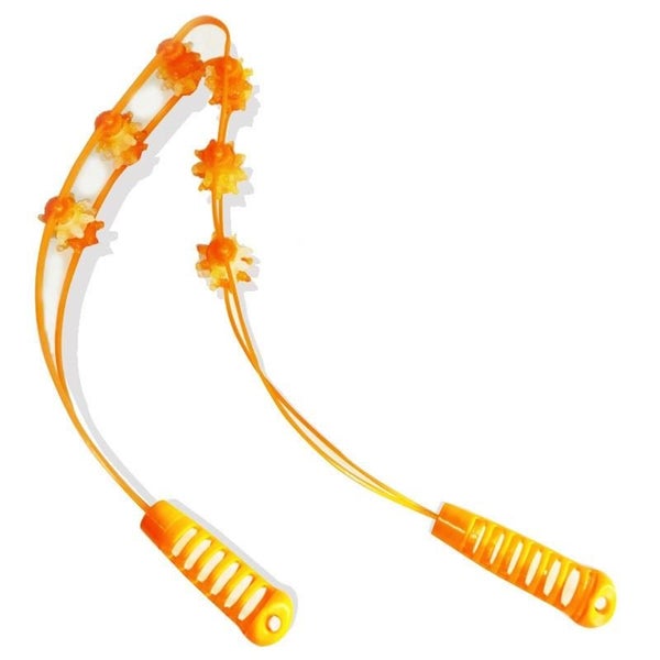 3-Wheel Manual Back Massager Green Carousel 2