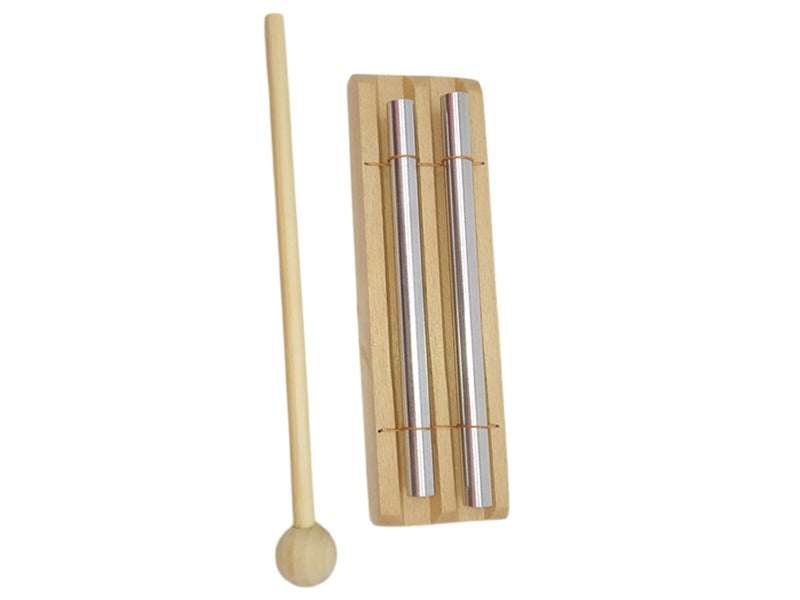 Two Tone Wind Chimes Solo Hand Chime Yoga Meditation Chimes Carousel 1