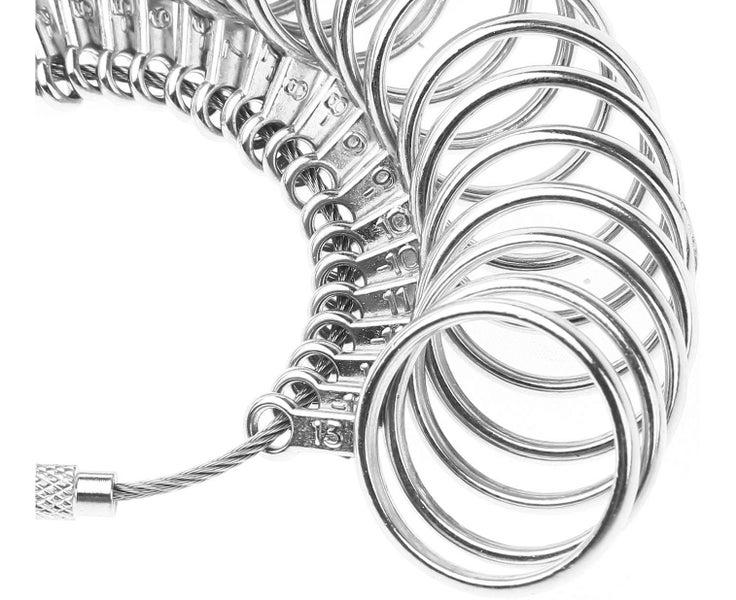 Ring Sizer - Finger Gauges Measuring Ring Tool 27 PCs Size 1-13Jewelry Finger Carousel 2
