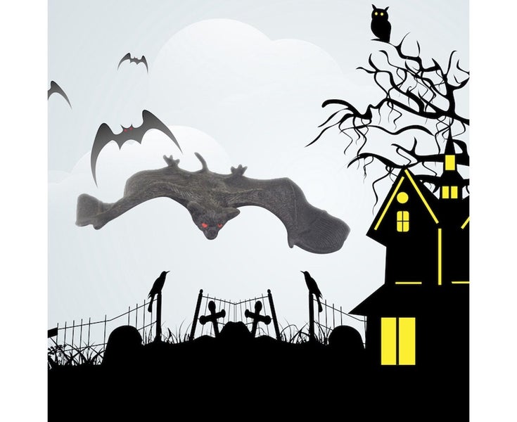 10pcs/ Set Stereo Hanging Bat for Bar KTV School Halloween Party Decoration Carousel 2