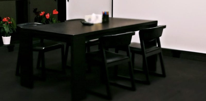 Black Conference Table B – Solid Wood, NZ-Made Carousel 1